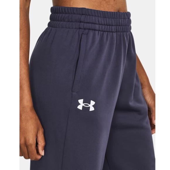 UNDER ARMOUR • Navy Armour Fleece Pant Joggers Sweatpants - Picture 4 of 6